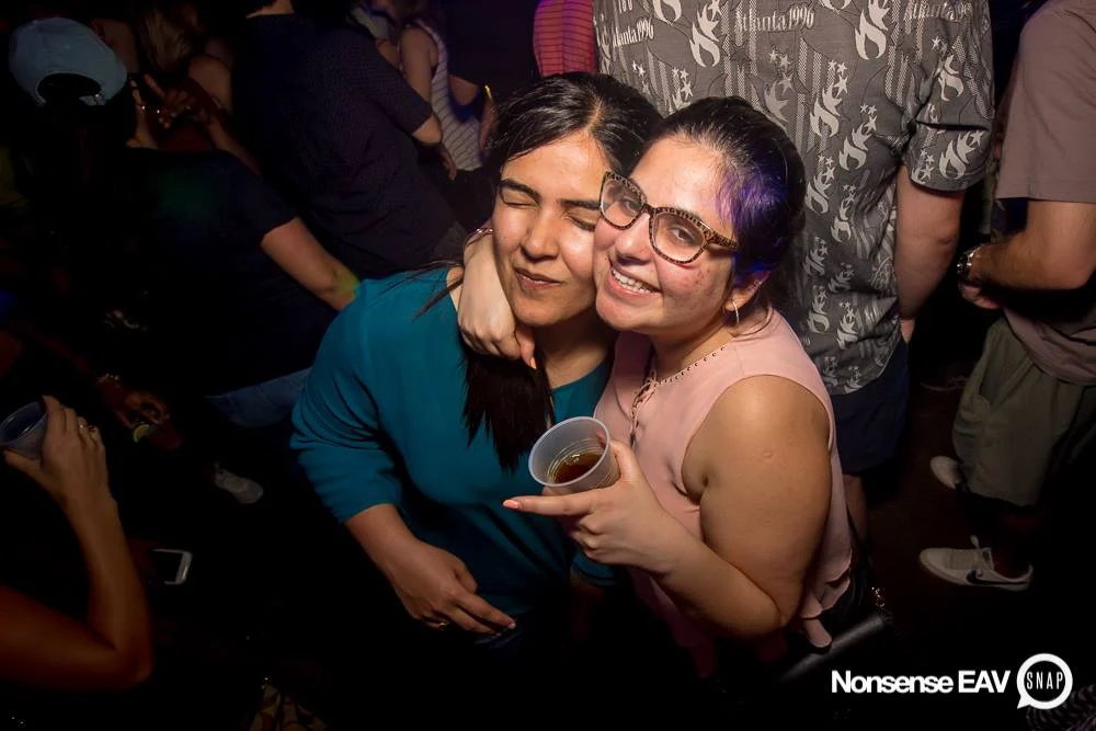 Nonsense EAV Indie Pop Dance Party - July 2017 at The Basement in EAV! Kimber is the DJ! We get ridiculous! Photo by Oh Snap!