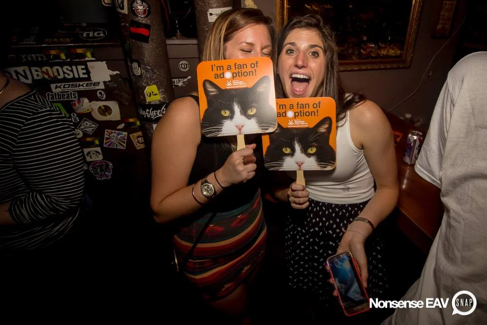Nonsense EAV Indie Pop Dance Party - July 2017 at The Basement in EAV! Kimber is the DJ! We get ridiculous! Photo by Oh Snap!