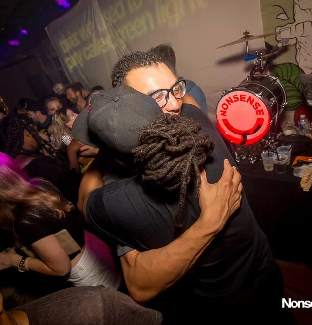 Nonsense EAV Indie Pop Dance Party - July 2017 at The Basement in EAV! Kimber is the DJ! We get ridiculous! Photo by Oh Snap!