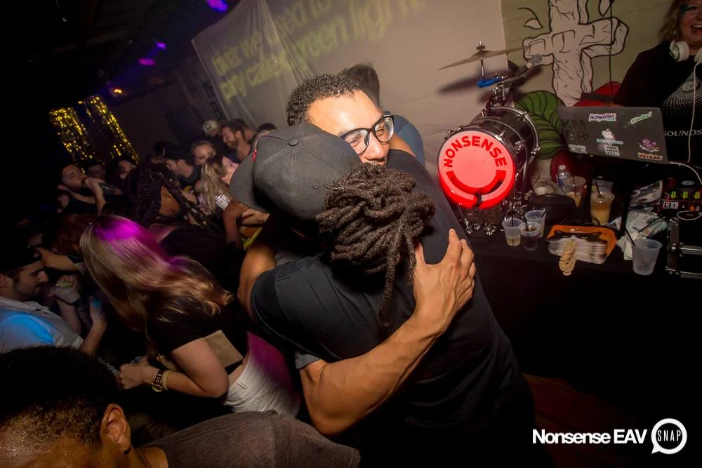 Nonsense EAV Indie Pop Dance Party - July 2017 at The Basement in EAV! Kimber is the DJ! We get ridiculous! Photo by Oh Snap!