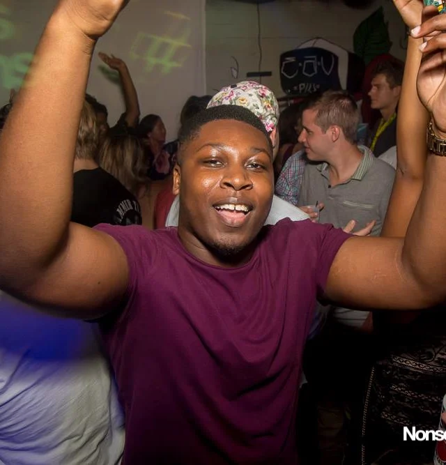 Nonsense EAV Indie Pop Dance Party - July 2017 at The Basement in EAV! Kimber is the DJ! We get ridiculous! Photo by Oh Snap!