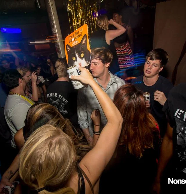 Nonsense EAV Indie Pop Dance Party - July 2017 at The Basement in EAV! Kimber is the DJ! We get ridiculous! Photo by Oh Snap!
