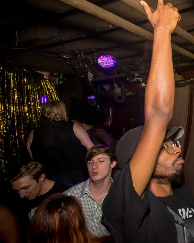 Nonsense EAV Indie Pop Dance Party - July 2017 at The Basement in EAV! Kimber is the DJ! We get ridiculous! Photo by Oh Snap!