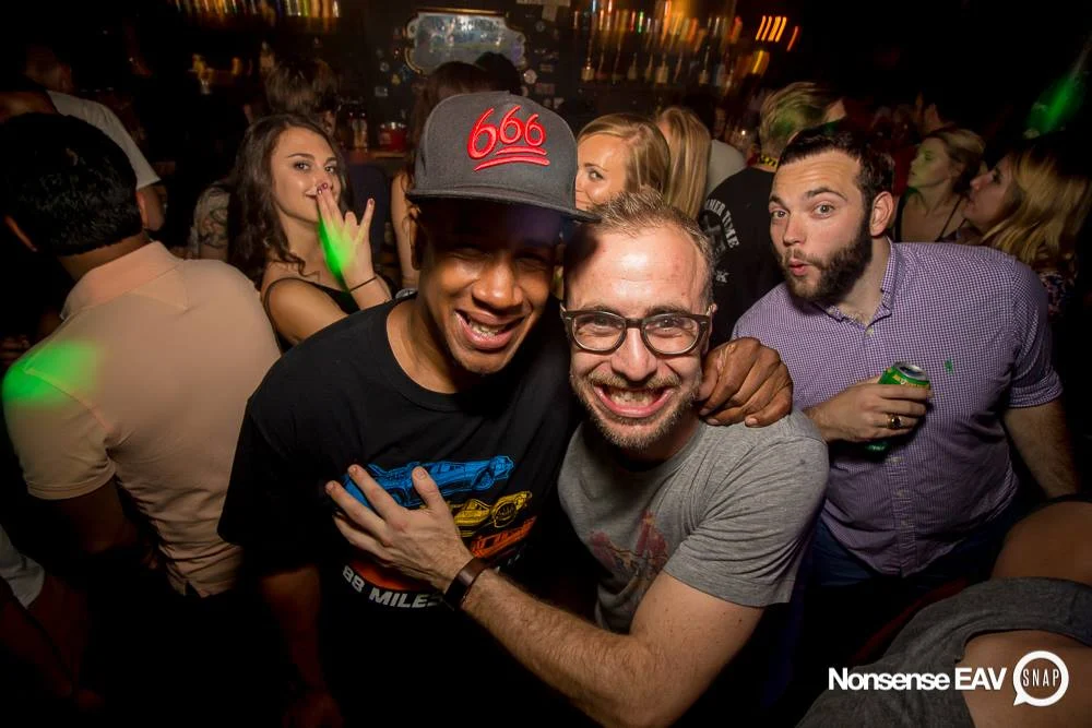 Nonsense EAV Indie Pop Dance Party - July 2017 at The Basement in EAV! Kimber is the DJ! We get ridiculous! Photo by Oh Snap!