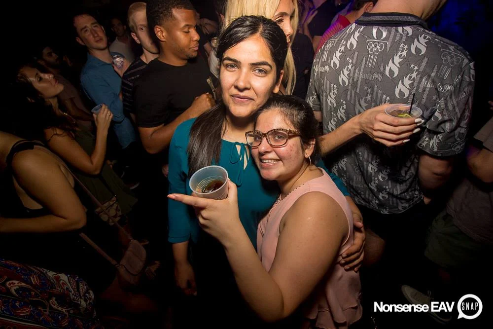 Nonsense EAV Indie Pop Dance Party - July 2017 at The Basement in EAV! Kimber is the DJ! We get ridiculous! Photo by Oh Snap!