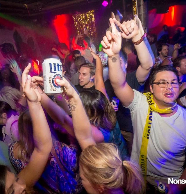 Nonsense EAV Indie Pop Dance Party - July 2017 at The Basement in EAV! Kimber is the DJ! We get ridiculous! Photo by Oh Snap!