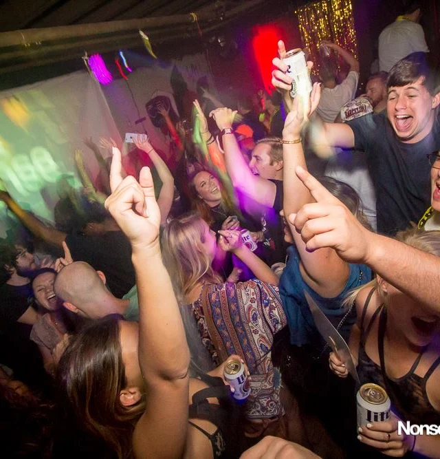 Nonsense EAV Indie Pop Dance Party - July 2017 at The Basement in EAV! Kimber is the DJ! We get ridiculous! Photo by Oh Snap!