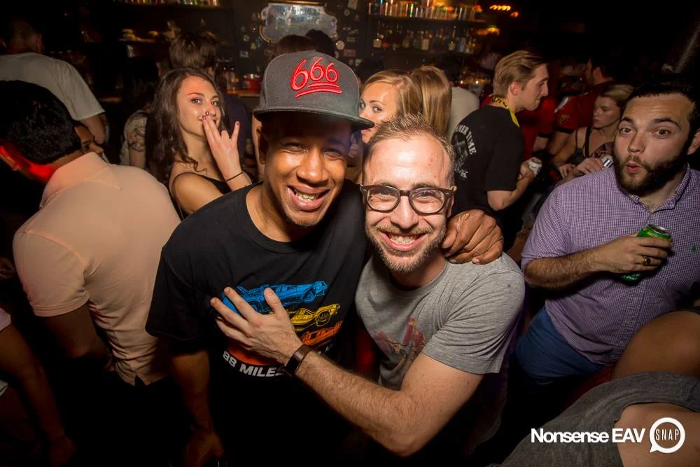 Nonsense EAV Indie Pop Dance Party - July 2017 at The Basement in EAV! Kimber is the DJ! We get ridiculous! Photo by Oh Snap!