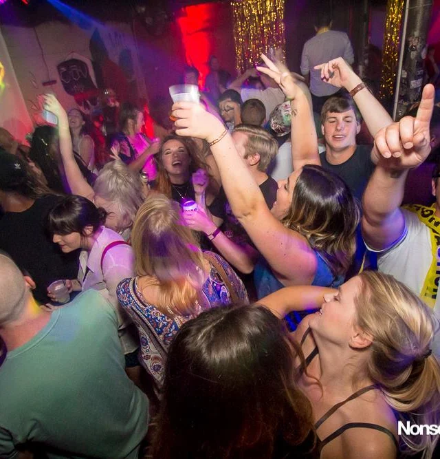 Nonsense EAV Indie Pop Dance Party - July 2017 at The Basement in EAV! Kimber is the DJ! We get ridiculous! Photo by Oh Snap!