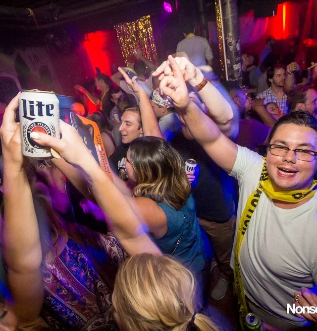 Nonsense EAV Indie Pop Dance Party - July 2017 at The Basement in EAV! Kimber is the DJ! We get ridiculous! Photo by Oh Snap!