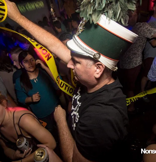 Nonsense EAV Indie Pop Dance Party - July 2017 at The Basement in EAV! Kimber is the DJ! We get ridiculous! Photo by Oh Snap!