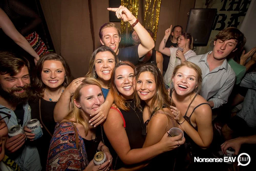 Nonsense EAV Indie Pop Dance Party - July 2017 at The Basement in EAV! Kimber is the DJ! We get ridiculous! Photo by Oh Snap!