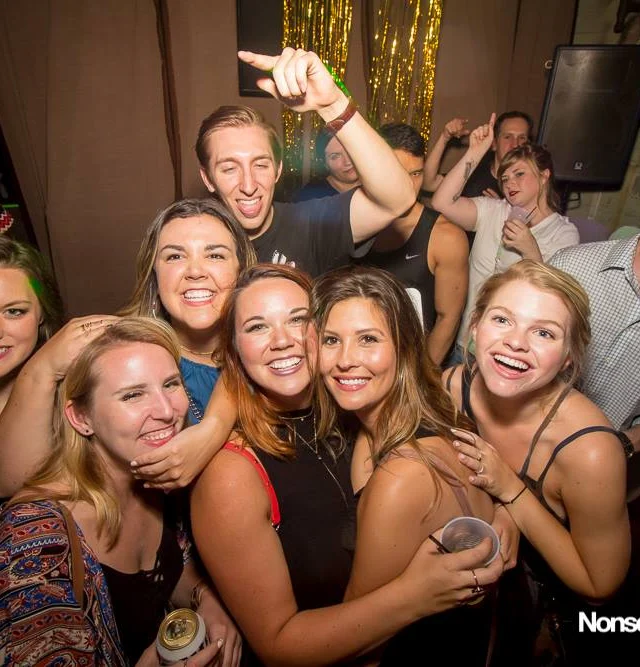 Nonsense EAV Indie Pop Dance Party - July 2017 at The Basement in EAV! Kimber is the DJ! We get ridiculous! Photo by Oh Snap!