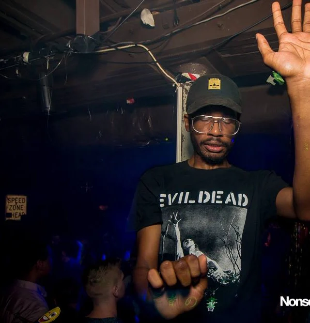 Nonsense EAV Indie Pop Dance Party - July 2017 at The Basement in EAV! Kimber is the DJ! We get ridiculous! Photo by Oh Snap!