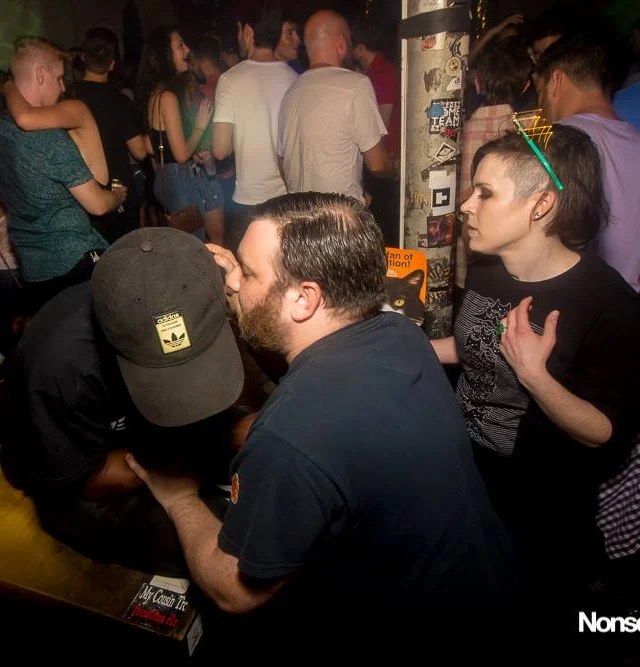 Nonsense EAV Indie Pop Dance Party - July 2017 at The Basement in EAV! Kimber is the DJ! We get ridiculous! Photo by Oh Snap!