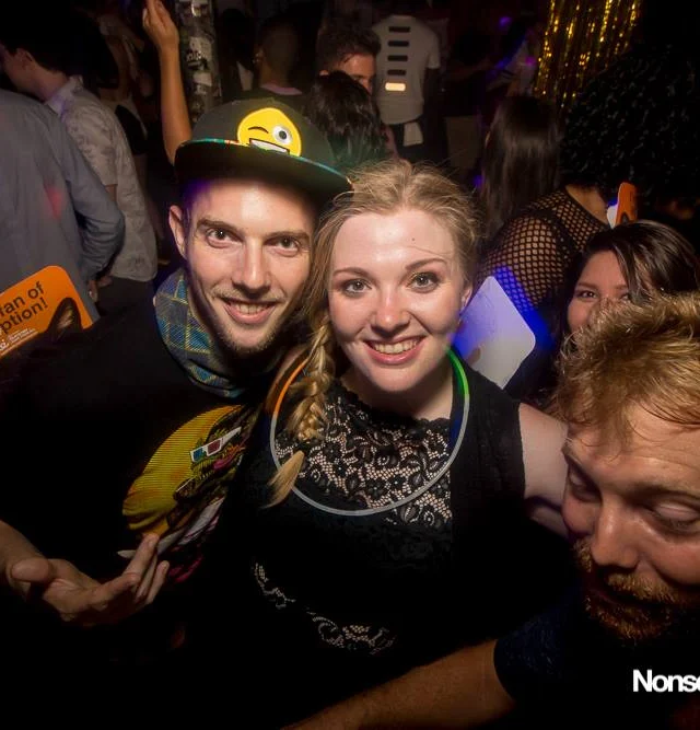 Nonsense EAV Indie Pop Dance Party - July 2017 at The Basement in EAV! Kimber is the DJ! We get ridiculous! Photo by Oh Snap!