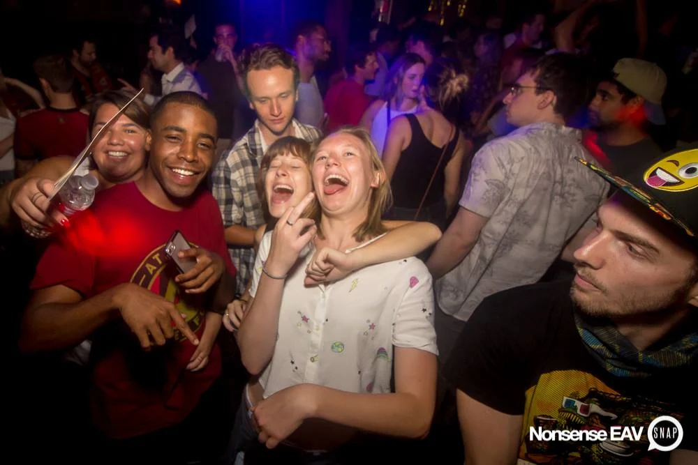 Nonsense EAV Indie Pop Dance Party - July 2017 at The Basement in EAV! Kimber is the DJ! We get ridiculous! Photo by Oh Snap!