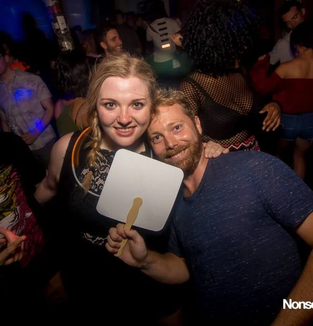 Nonsense EAV Indie Pop Dance Party - July 2017 at The Basement in EAV! Kimber is the DJ! We get ridiculous! Photo by Oh Snap!