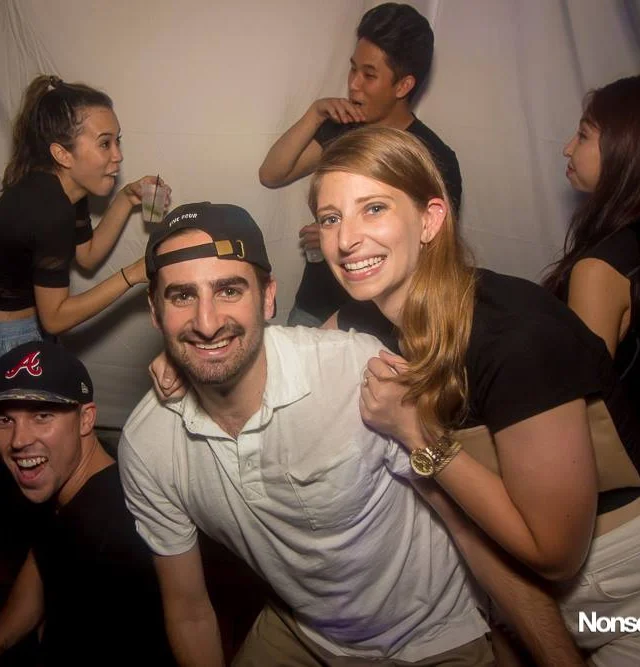Nonsense EAV Indie Pop Dance Party - July 2017 at The Basement in EAV! Kimber is the DJ! We get ridiculous! Photo by Oh Snap!