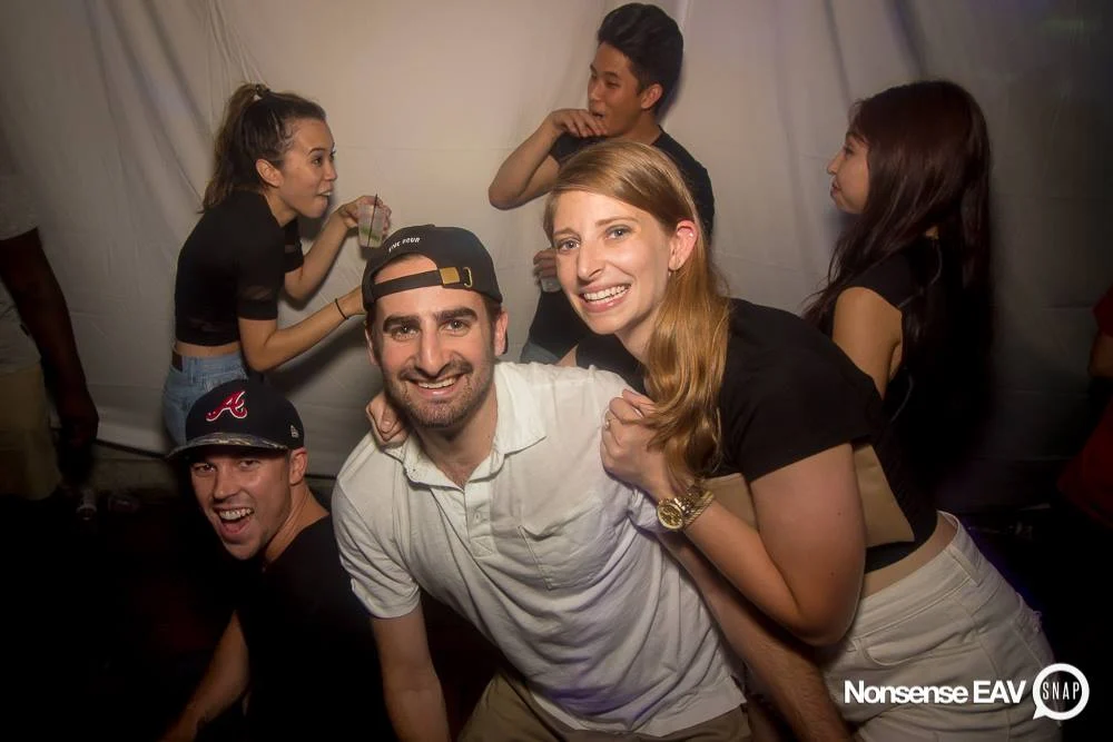 Nonsense EAV Indie Pop Dance Party - July 2017 at The Basement in EAV! Kimber is the DJ! We get ridiculous! Photo by Oh Snap!