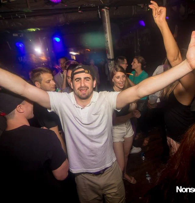 Nonsense EAV Indie Pop Dance Party - July 2017 at The Basement in EAV! Kimber is the DJ! We get ridiculous! Photo by Oh Snap!