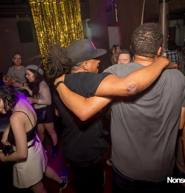 Nonsense EAV Indie Pop Dance Party - July 2017 at The Basement in EAV! Kimber is the DJ! We get ridiculous! Photo by Oh Snap!