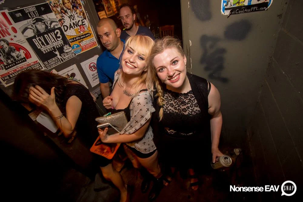 Nonsense EAV Indie Pop Dance Party - July 2017 at The Basement in EAV! Kimber is the DJ! We get ridiculous! Photo by Oh Snap!