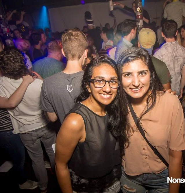 Nonsense EAV Indie Pop Dance Party - July 2017 at The Basement in EAV! Kimber is the DJ! We get ridiculous! Photo by Oh Snap!