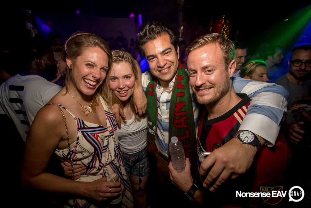 Nonsense EAV Indie Pop Dance Party - July 2017 at The Basement in EAV! Kimber is the DJ! We get ridiculous! Photo by Oh Snap!