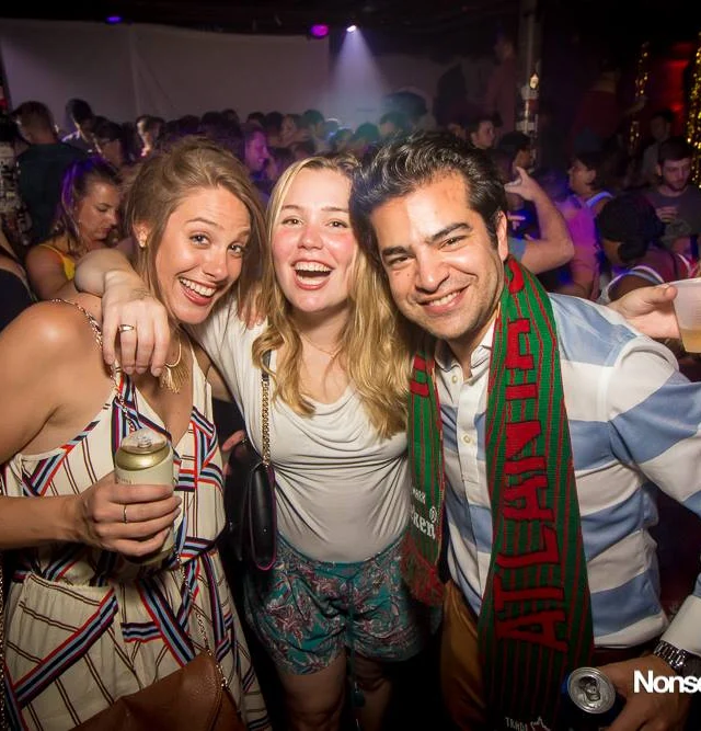 Nonsense EAV Indie Pop Dance Party - July 2017 at The Basement in EAV! Kimber is the DJ! We get ridiculous! Photo by Oh Snap!