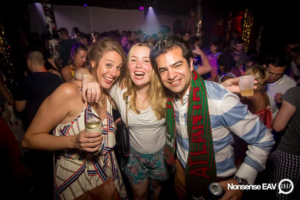 Nonsense EAV Indie Pop Dance Party - July 2017 at The Basement in EAV! Kimber is the DJ! We get ridiculous! Photo by Oh Snap!