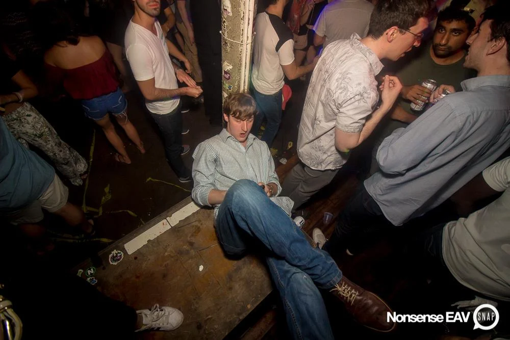 Nonsense EAV Indie Pop Dance Party - July 2017 at The Basement in EAV! Kimber is the DJ! We get ridiculous! Photo by Oh Snap!