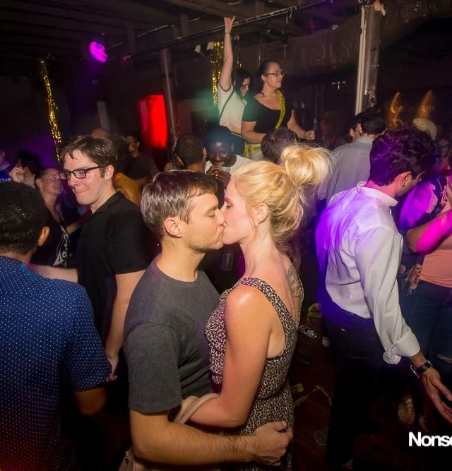 Nonsense EAV Indie Pop Dance Party - July 2017 at The Basement in EAV! Kimber is the DJ! We get ridiculous! Photo by Oh Snap!