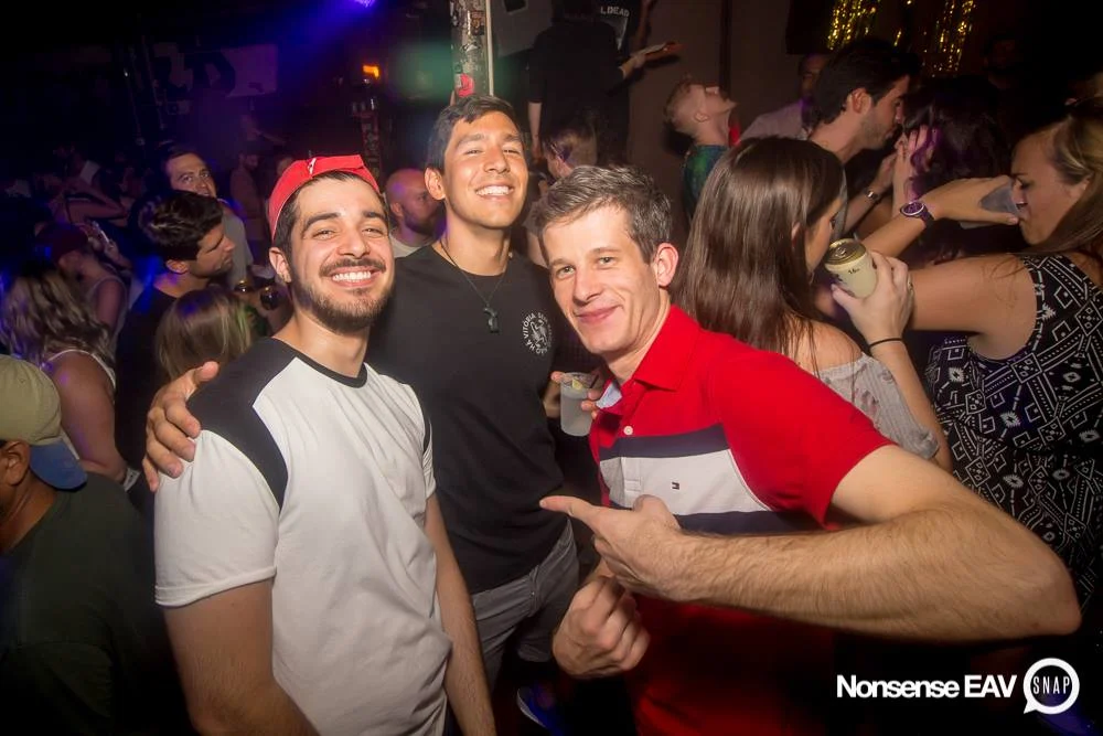 Nonsense EAV Indie Pop Dance Party - July 2017 at The Basement in EAV! Kimber is the DJ! We get ridiculous! Photo by Oh Snap!