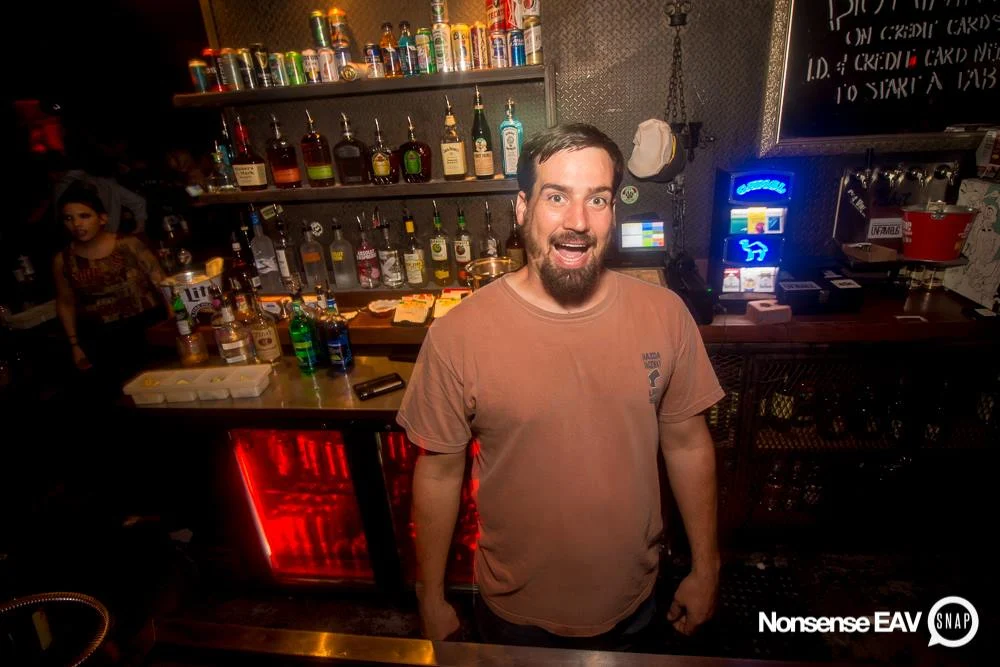 Nonsense EAV Indie Pop Dance Party - July 2017 at The Basement in EAV! Kimber is the DJ! We get ridiculous! Photo by Oh Snap!