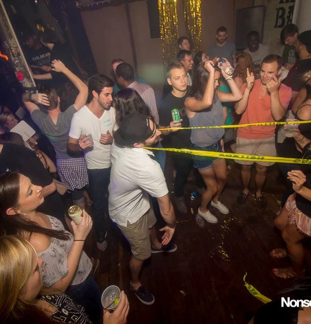 Nonsense EAV Indie Pop Dance Party - July 2017 at The Basement in EAV! Kimber is the DJ! We get ridiculous! Photo by Oh Snap!