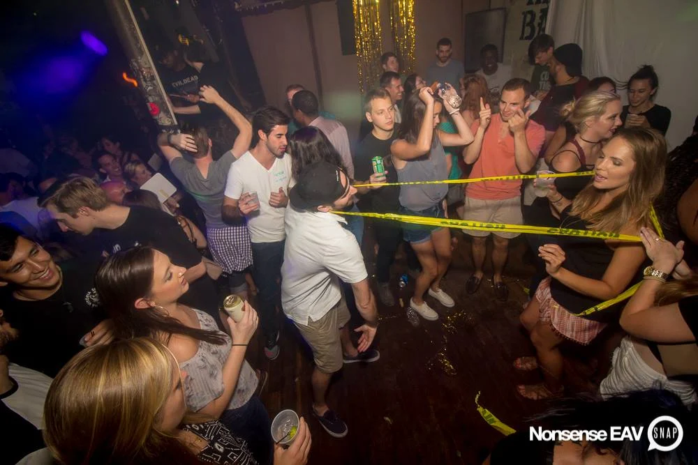 Nonsense EAV Indie Pop Dance Party - July 2017 at The Basement in EAV! Kimber is the DJ! We get ridiculous! Photo by Oh Snap!