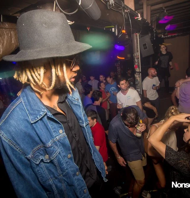 Nonsense EAV Indie Pop Dance Party - July 2017 at The Basement in EAV! Kimber is the DJ! We get ridiculous! Photo by Oh Snap!
