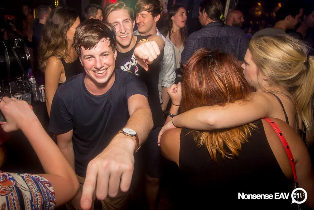 Nonsense EAV Indie Pop Dance Party - July 2017 at The Basement in EAV! Kimber is the DJ! We get ridiculous! Photo by Oh Snap!