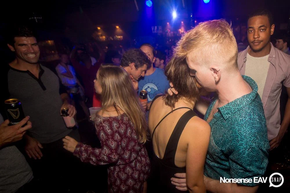 Nonsense EAV Indie Pop Dance Party - July 2017 at The Basement in EAV! Kimber is the DJ! We get ridiculous! Photo by Oh Snap!