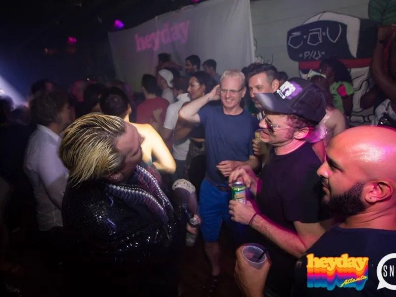 Heyday 80s Dance Party! At the The Basement - EAV! Kimber is the DJ. 1st Saturday of Every Month! Tag your friends! Photo by Oh Snap Kid.