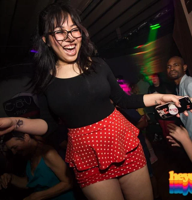 Heyday 80s Dance Party! At the The Basement - EAV! Kimber is the DJ. 1st Saturday of Every Month! Tag your friends! Photo by Oh Snap Kid.