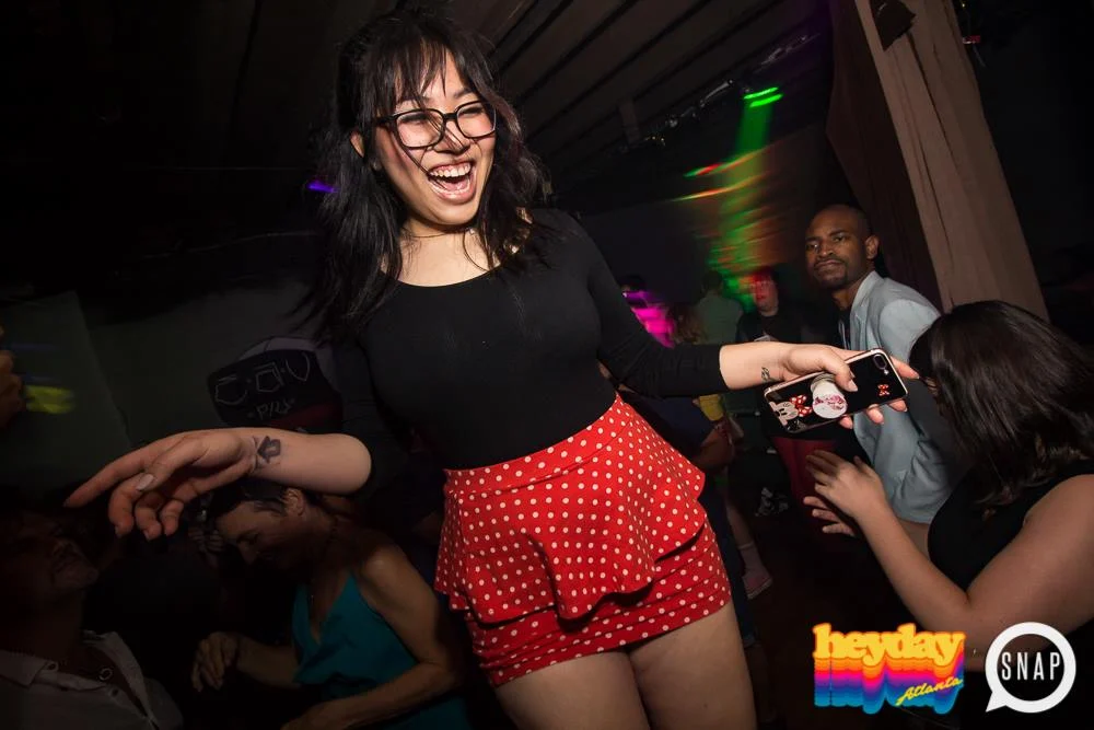 Heyday 80s Dance Party! At the The Basement - EAV! Kimber is the DJ. 1st Saturday of Every Month! Tag your friends! Photo by Oh Snap Kid.