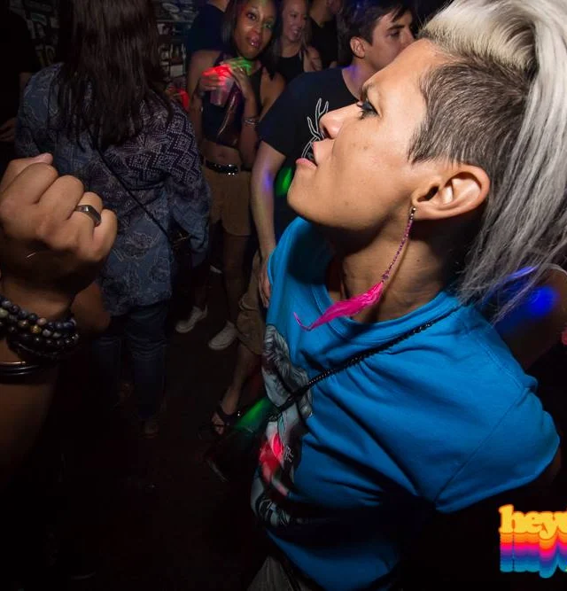Heyday 80s Dance Party! At the The Basement - EAV! Kimber is the DJ. 1st Saturday of Every Month! Tag your friends! Photo by Oh Snap Kid.
