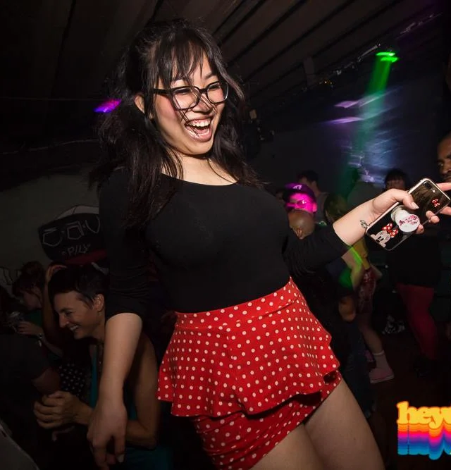 Heyday 80s Dance Party! At the The Basement - EAV! Kimber is the DJ. 1st Saturday of Every Month! Tag your friends! Photo by Oh Snap Kid.