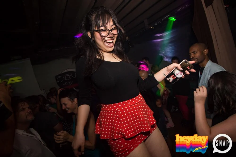 Heyday 80s Dance Party! At the The Basement - EAV! Kimber is the DJ. 1st Saturday of Every Month! Tag your friends! Photo by Oh Snap Kid.