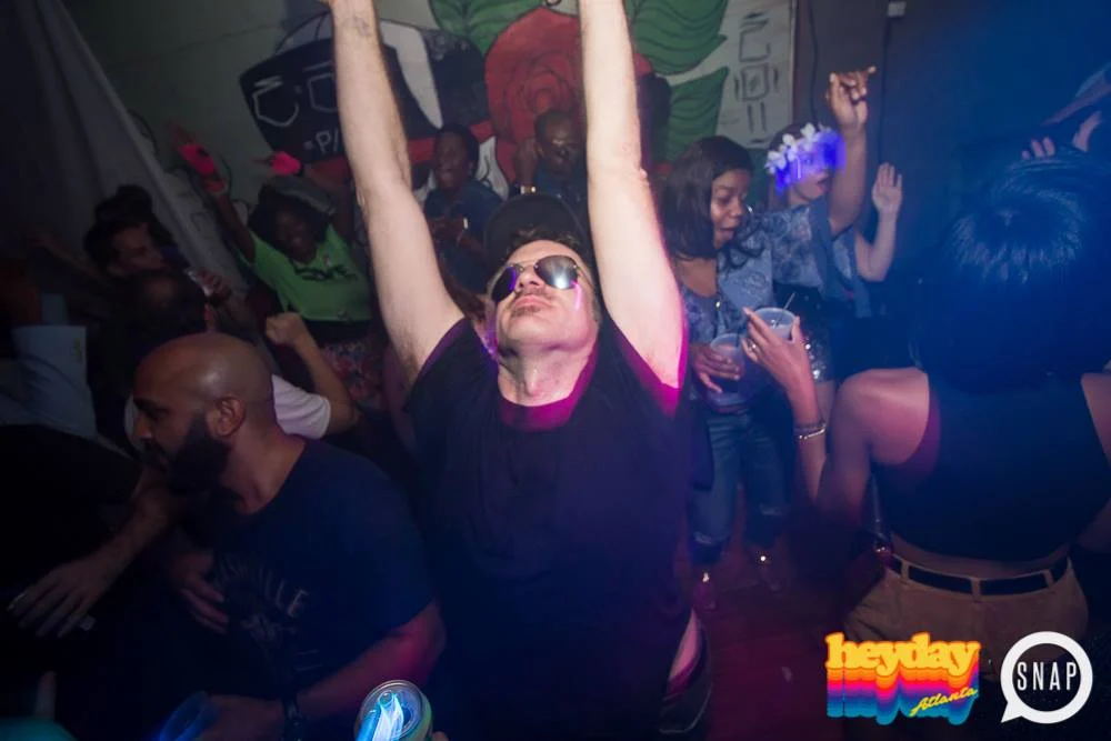 Heyday 80s Dance Party! At the The Basement - EAV! Kimber is the DJ. 1st Saturday of Every Month! Tag your friends! Photo by Oh Snap Kid.