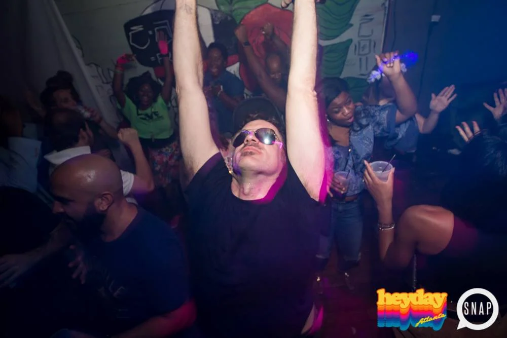 Heyday 80s Dance Party! At the The Basement - EAV! Kimber is the DJ. 1st Saturday of Every Month! Tag your friends! Photo by Oh Snap Kid.