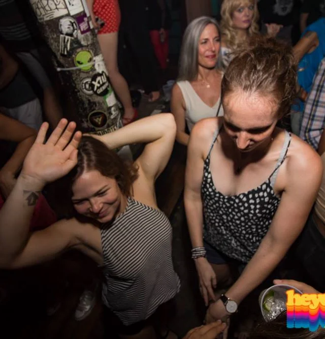 Heyday 80s Dance Party! At the The Basement - EAV! Kimber is the DJ. 1st Saturday of Every Month! Tag your friends! Photo by Oh Snap Kid.