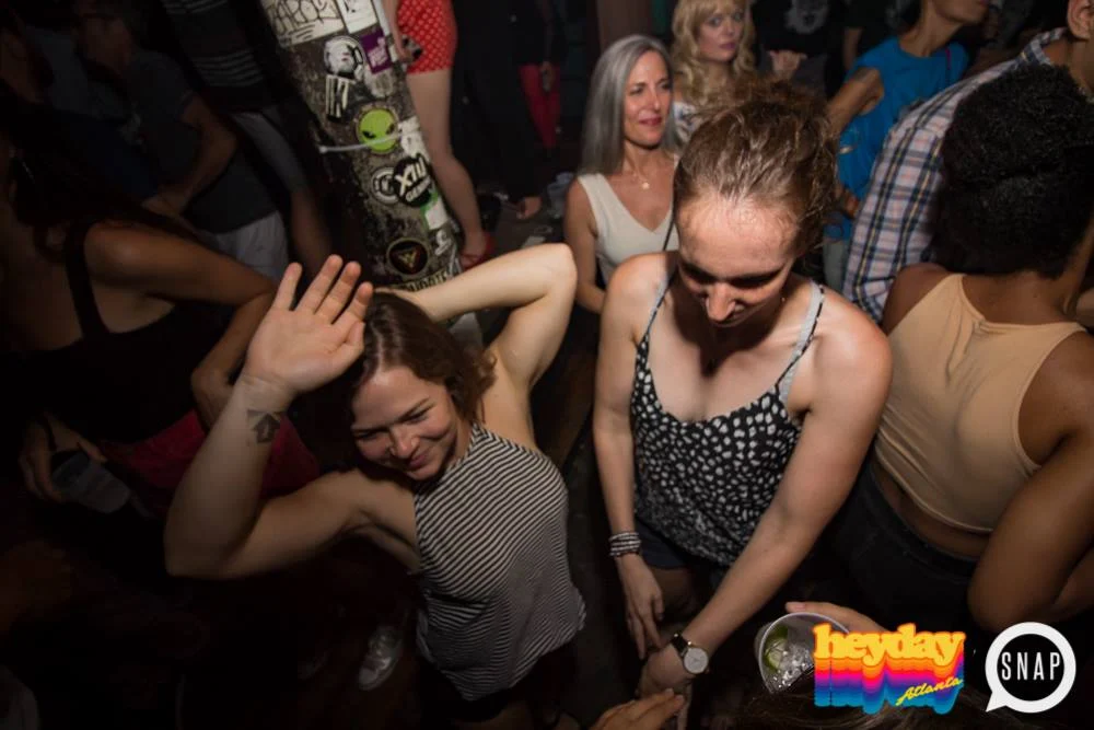 Heyday 80s Dance Party! At the The Basement - EAV! Kimber is the DJ. 1st Saturday of Every Month! Tag your friends! Photo by Oh Snap Kid.